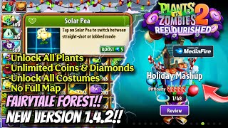 PvZ2 Reflourished Mod Fairytale Forest Update 1.4.2 (Unlock All Plants, All Maps, Unlimited Diamond)
