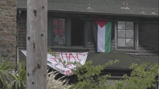 Pro-Palestine protesters taker over abandoned Berkeley building