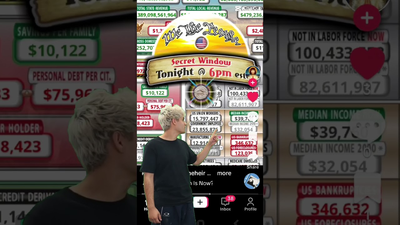 US Debt Clock Secret Window