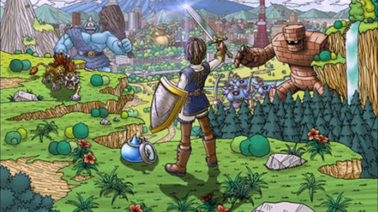 Dragon walk. Dragon Quest walk русская версия. Драгон квест Старая игра. Dragon Quest 6. Dragon Quest СЛАЙМЫ.