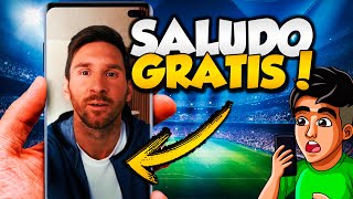 😲 CÓMO TENER UN SALUDO PERSONALIZADO DE LIONEL MESSI ⚽️ screenshot 4