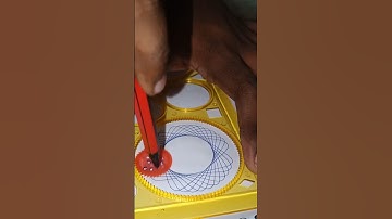 How many rotations did the pen made in total ? || #spirograph #satisfying #spiroart #asmr #shorts