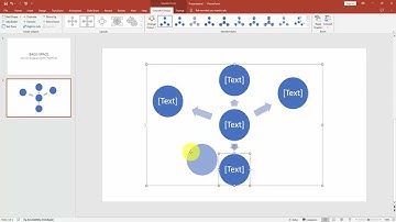 How to insert diverging cycle SmartArt in PowerPoint 365