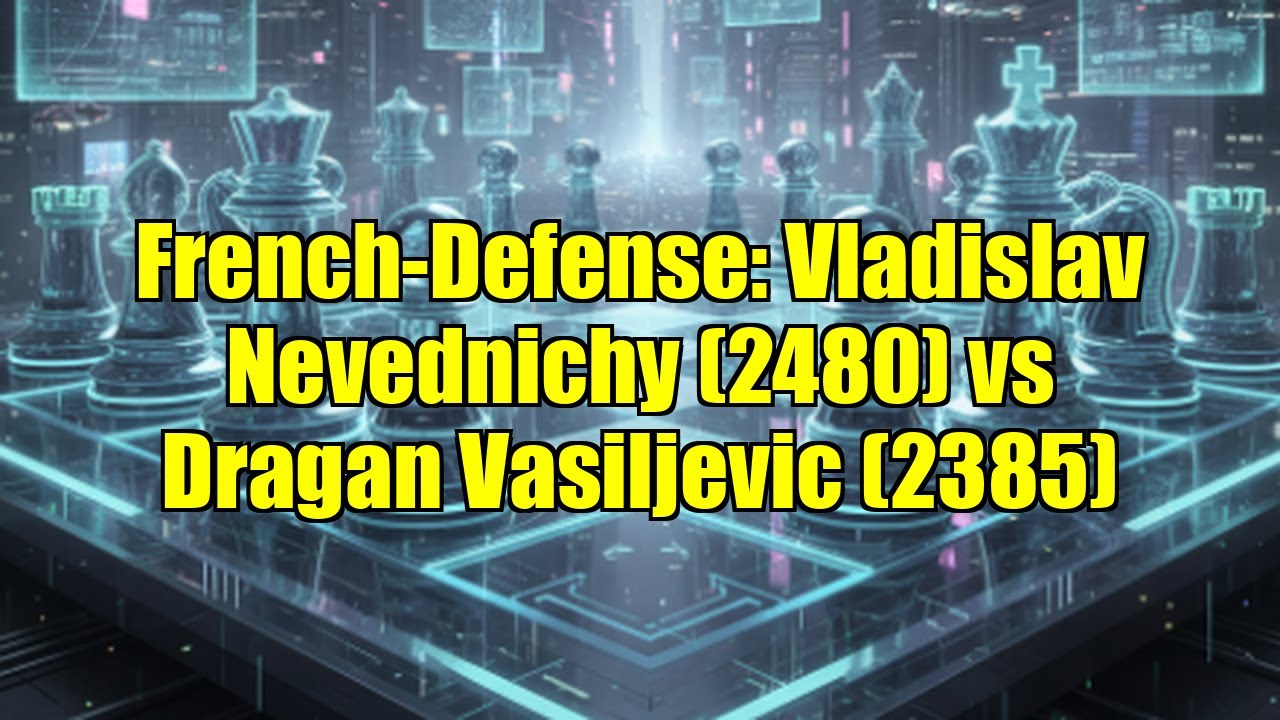 French-Defense: Vladislav Nevednichy (2480) vs Dragan Vasiljevic (2385)