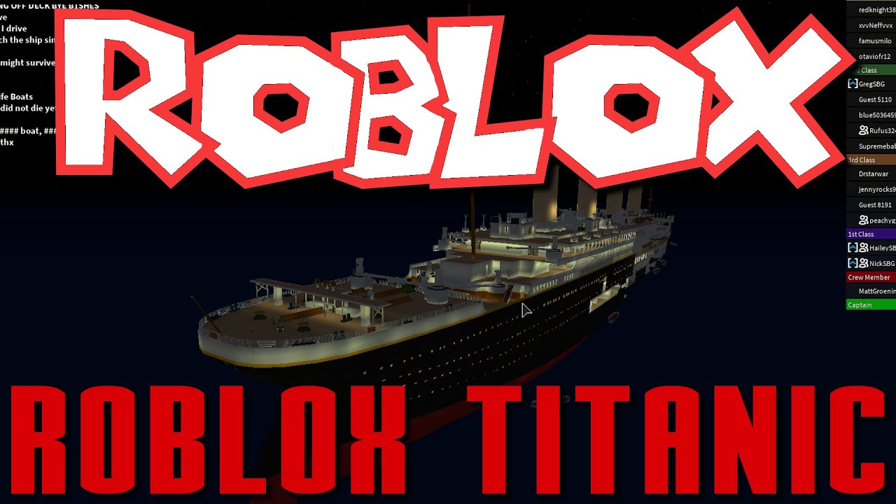 How The Titanic Sank Roblox Custom Map Funny Moments By Truehunter - roblox titanic the pals