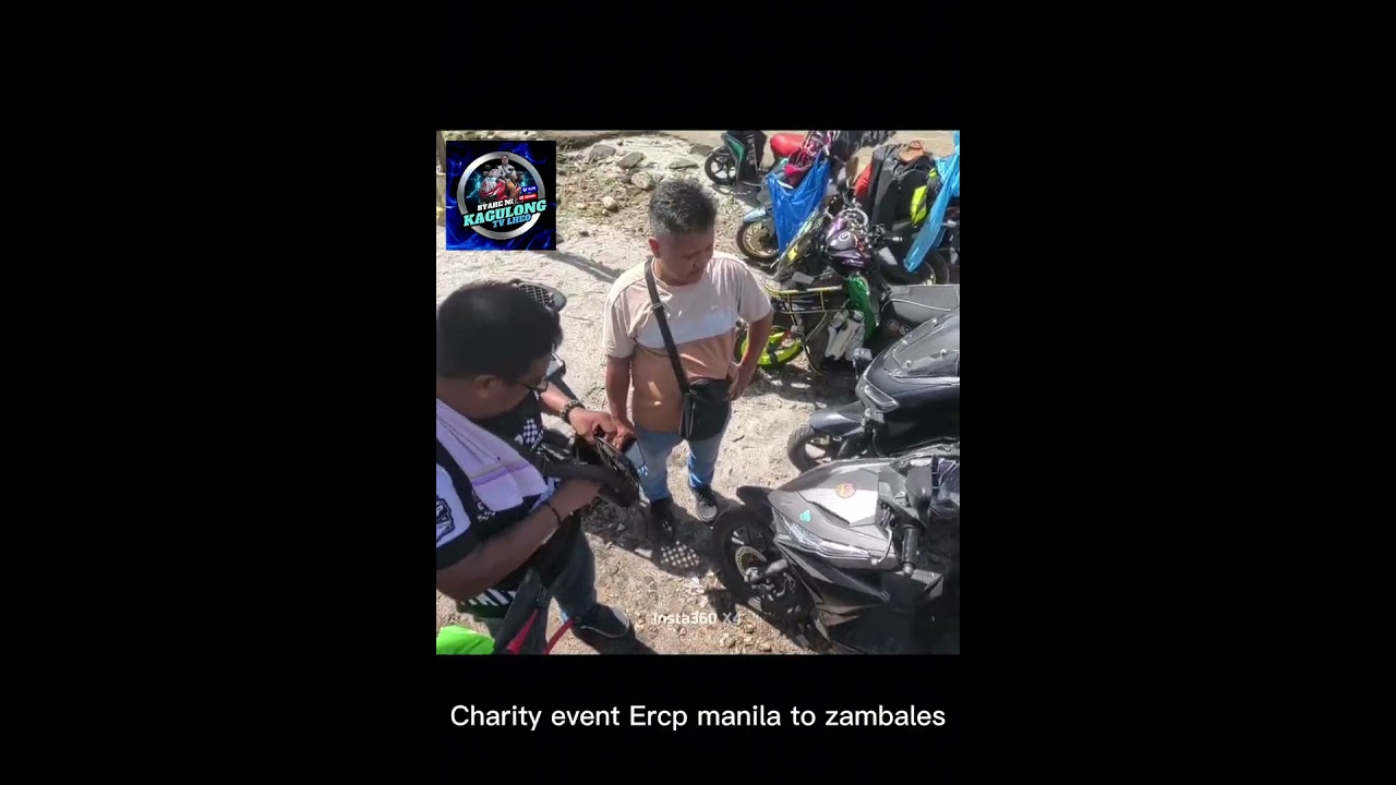 Ercp manila to zambales charity event.para sa mga bata