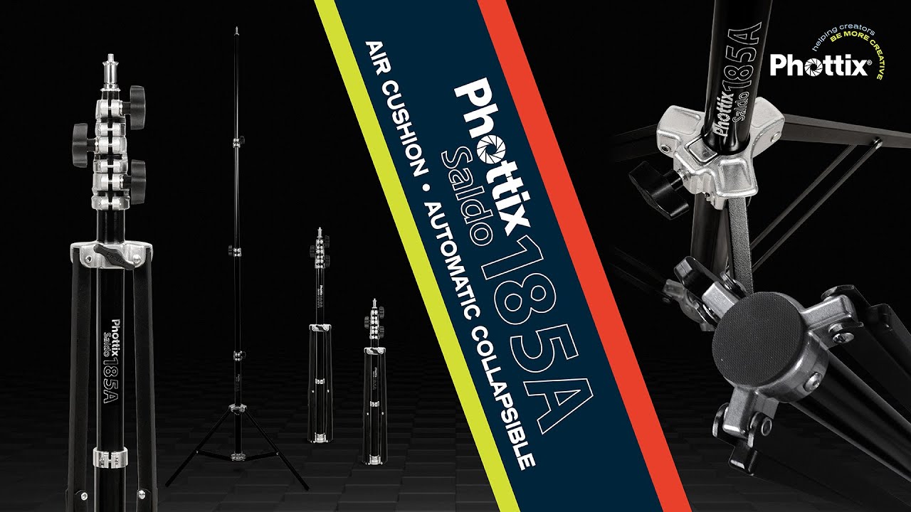 Phottix Saldo 185A Air-Cushion Automatic Collapsible Light Stand