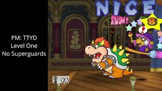 Paper Mario TTYD - Level One - Grodus, Bowser, and Shadow Queen