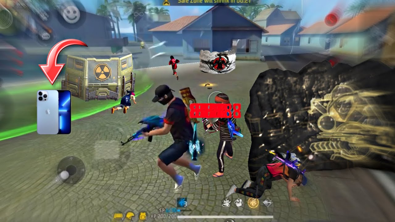 IPHONE 13 PRO FREE FIRE 🔥 FULL GAMEPLAY 💪 ULTRA SETTINGS ⚙️