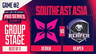XERXIA vs Reaper Game 2 - BTS Pro Series 14 SEA: Groups w/ BluScale & Otomo
XERXIA vs Team Reaper, Game 2 - BTS Pro Series 14 Southeast Asia: Group Stage w/ BluScale & Otomo
Follow BTS on social media:
Twitter: https://twitter.com/BTSdota
Twitch: https://www.twitch.tv/beyondthesummit
Instagram: https://www.instagram.com/beyondthesummittv/
YouTube: https://www.youtube.com/beyondthesummit
Discord: https://discord.gg/BTS
Website: http://beyondthesummit.tv Watch live at https://www.twitch.tv/beyondthesummit XERXIA vs Reaper Game 2 - BTS Pro Series 14 SEA: Groups w/ BluScale & Otomo