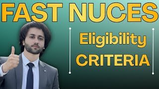 FAST 2026 Admission Criteria I FAST University 2026 Eligibility Criteria I FAST Admission 2026 Test