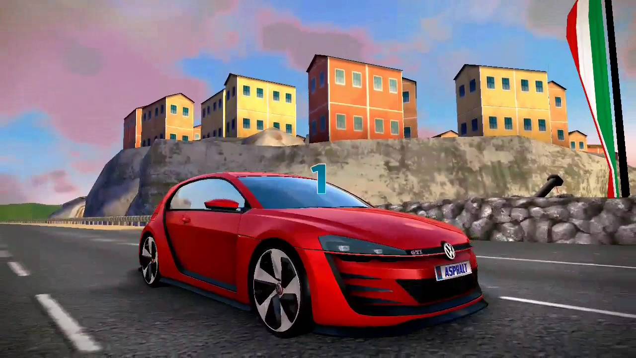[Asphalt Nitro] VW Golf Design Vision GTI TEST RIDE YouTube