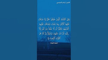 سورة التوبة ( ١١٨ - ١١٩) / ياسر الدوسري