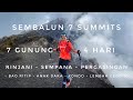 Sembalun 7 summits  multistage mountaineering race  7 gunung 4 hari