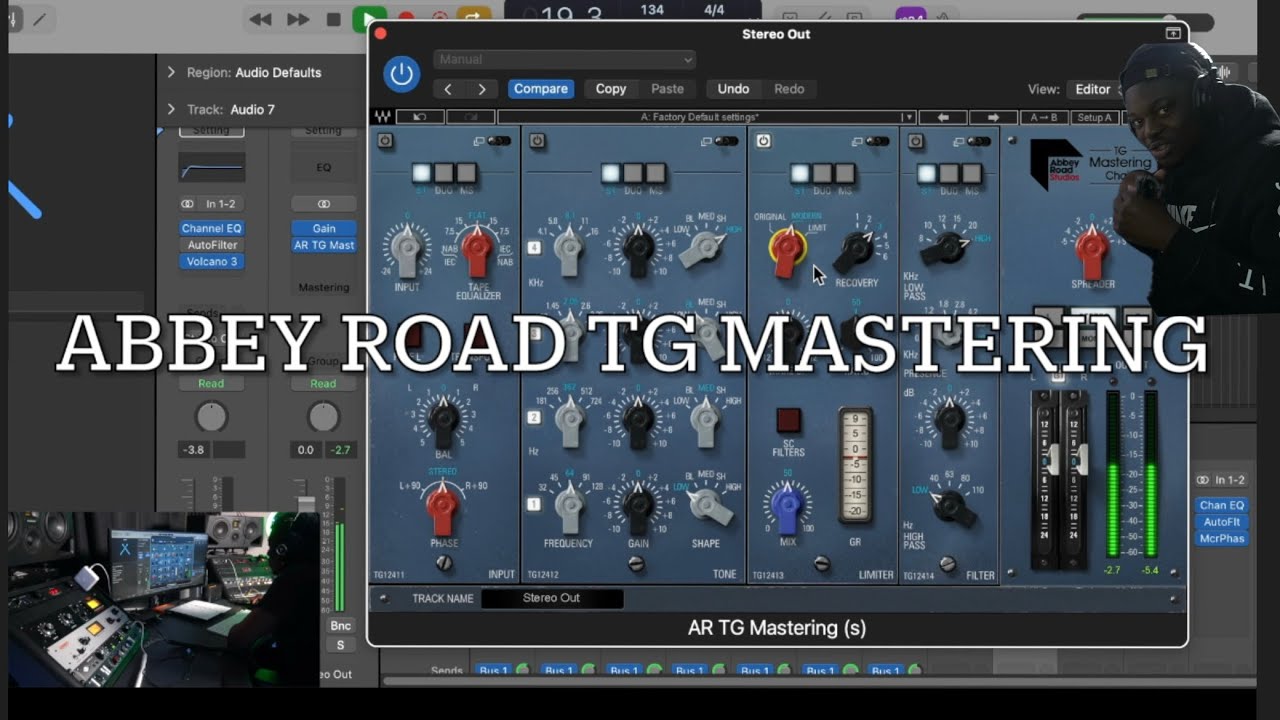 Waves Abbey Road TG Mastering Chain Plugin .Quick song mastering on a ...