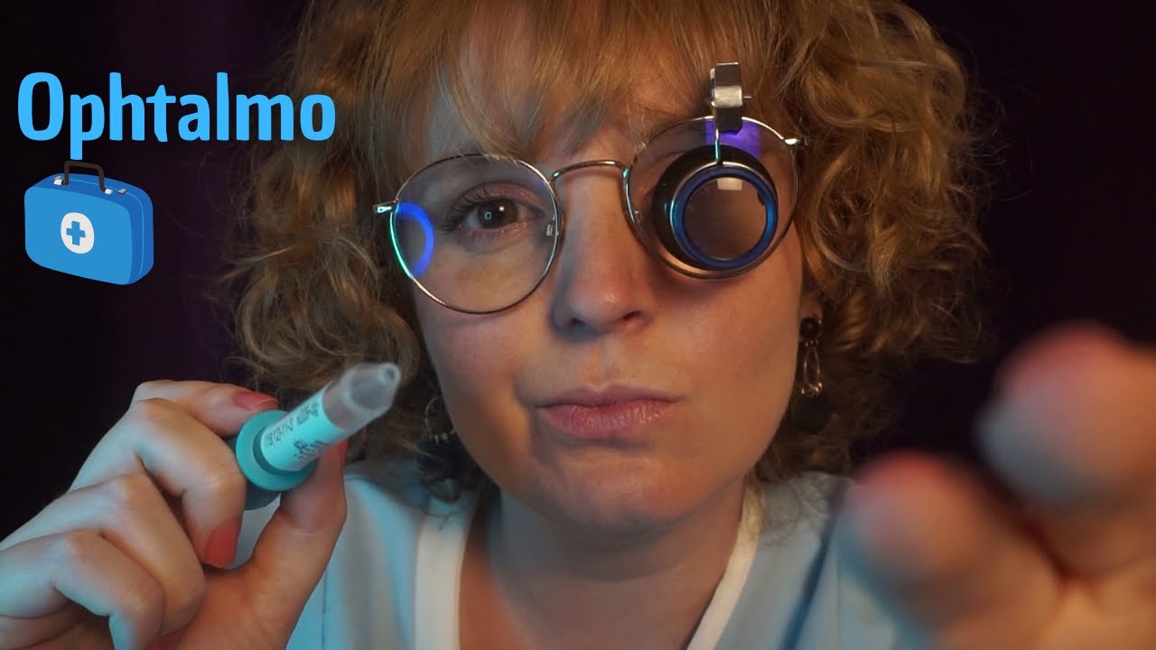 ASMR RP Médical Ta copine l’ophtalmo fait des tests (visuel