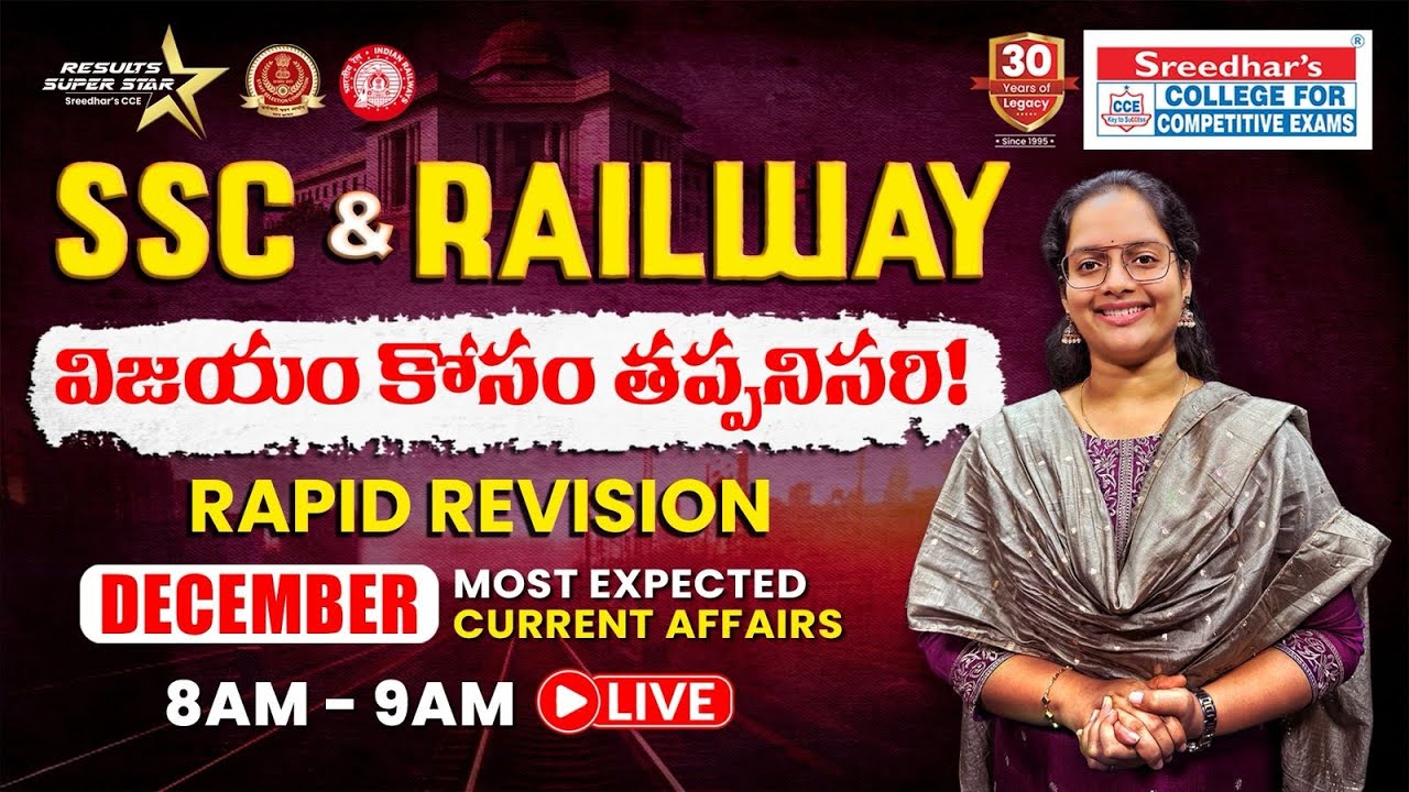 🔴SSC CGL | General Studies & Current Affairs | Most Expected Questions & Quick Revision | Anjini mam