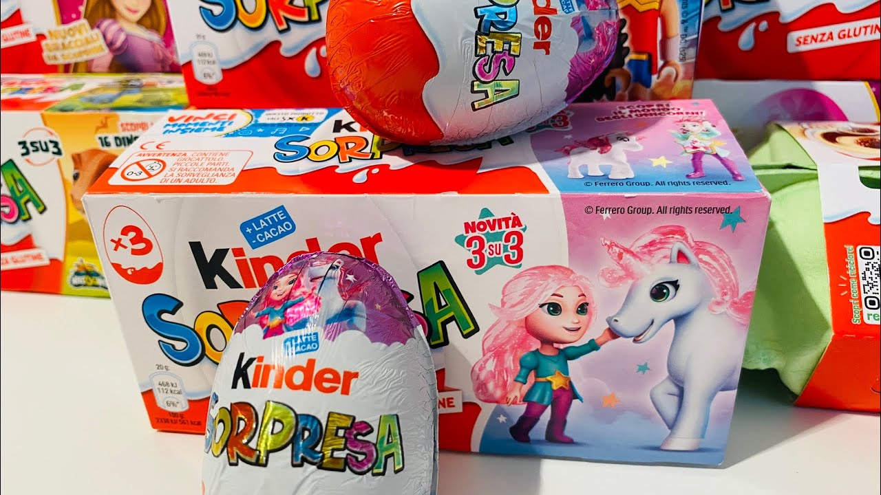 New Collection 2025 Kinder Surprise ASMR Unboxing - YouTube