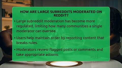 How Are Large Subreddits Moderated On Reddit? - Everyday-Networking
