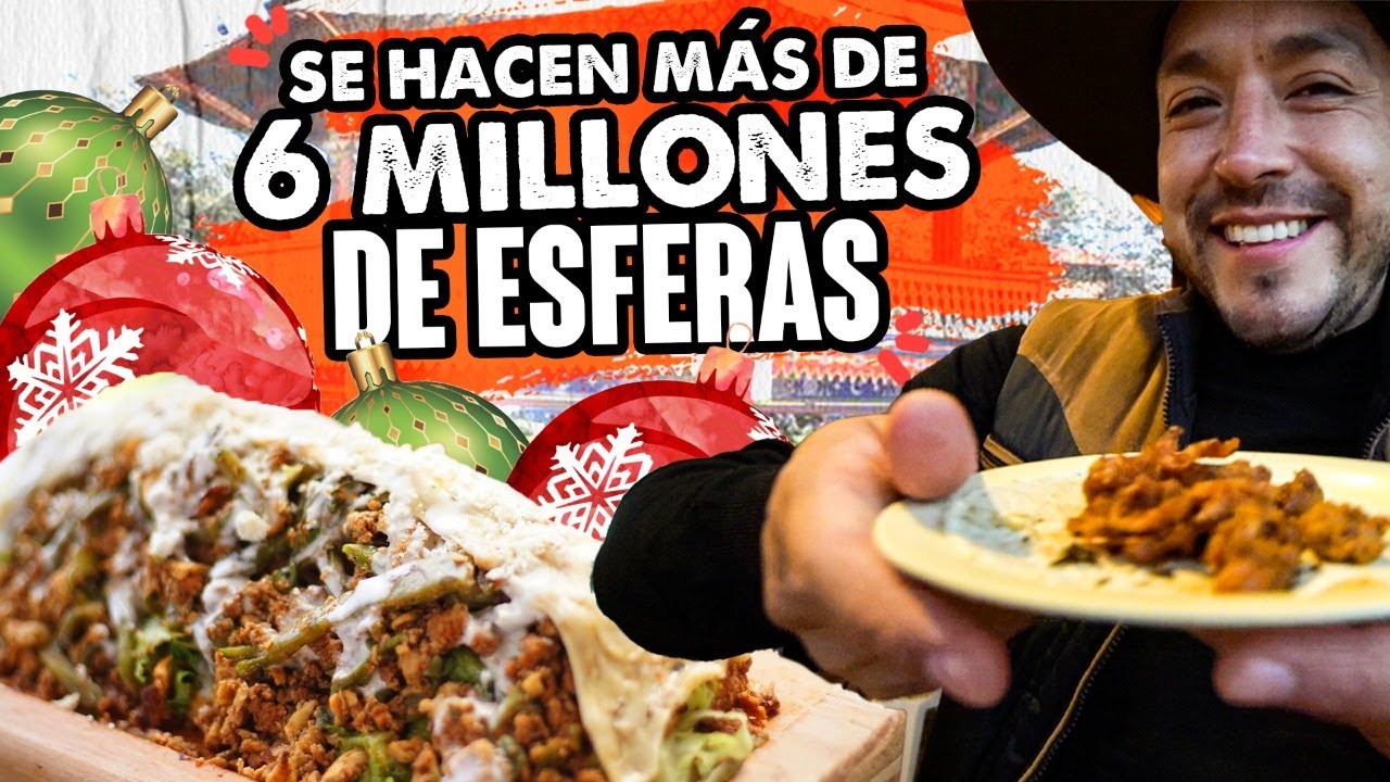 Un pueblo de BARBACOA y Muchas ESFERAS NAVIDEÑAS - Chignahuapan, Puebla.