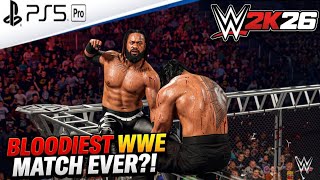 Jacob Fatu Vs Roman Reigns - Steel Cage Match at SmackDown May 2026 | PS5™ Pro [4K60]