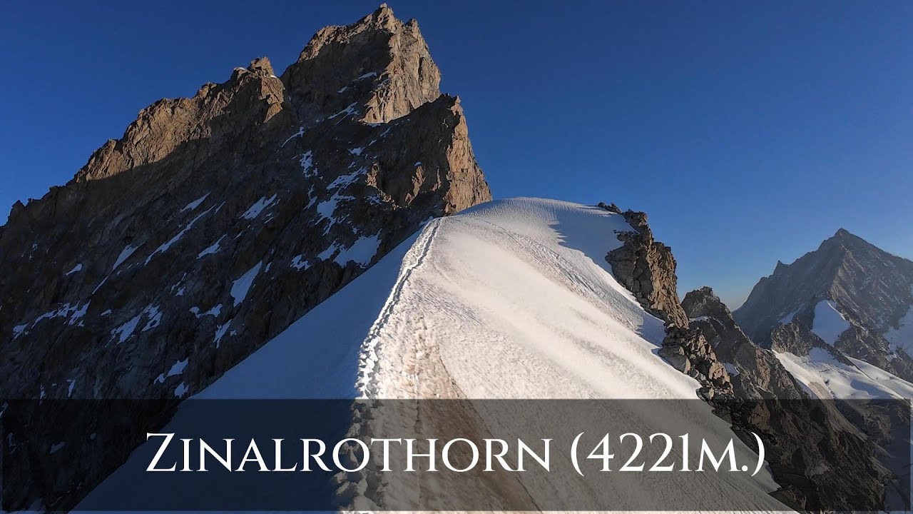 Zinalrothorn (4221m.) - wejście drogą normalną z Rothornhütte