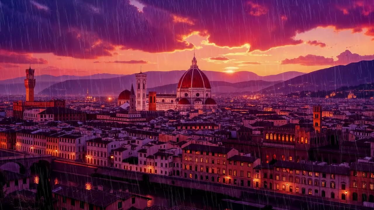 SUNSET IN  F L O R E N C E (Lofi HipHop)