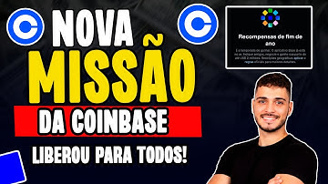 NOVA MISSÃO DA COINBASE (BASE APP) PARA TODOS - USDC LIBEROU - MISSÃO DE FIM DE ANO - PASSO A PASSO