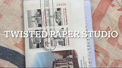 Beginner Envelope Journal step by step full collage process  Part  5 of 7