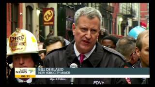 Two Manhattan buildings collapse after explosion