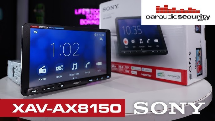 Sony XAV-AX8100 floating-screen digital media receiver
