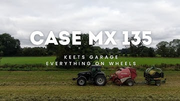 Black Case MX 135 & Welger Baler