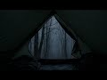 Overnight in a Tent | Soft Rain on the Tent | Peaceful Night Ambience for Restful Sleep