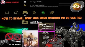 How to Install MW2 Mod Menu Without PC or USB PS3