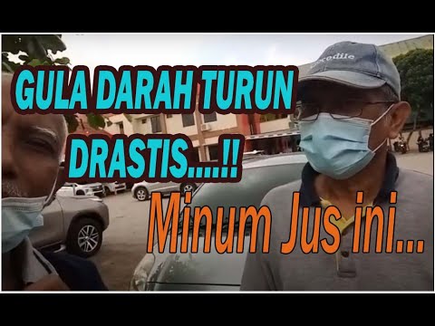 Gula Darah (DIABETES) turun selama seminggu dengan 2 Gelas Jus Kacang dan 1 Tomat perhari