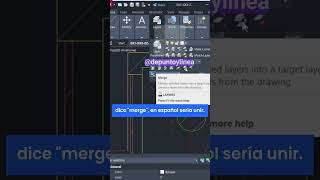 Como fusionar capas en AutoCAD | AutoCAD Tips 🚀