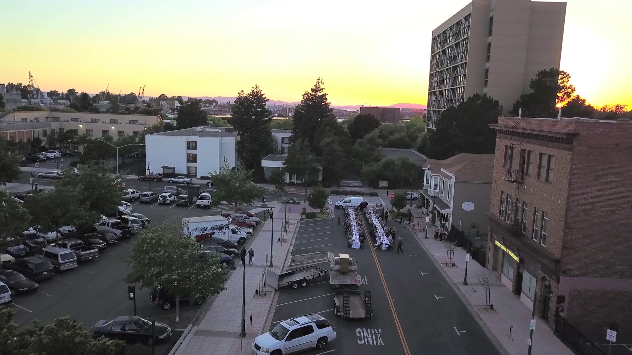 downtown vallejo artwalk drone youtube