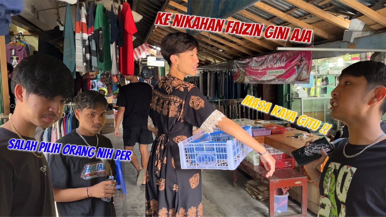 PERSIAPAN PERNIKAHAN FAIZIN !! Dibantu andika malah nggak karuan.