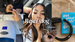 *Realistic*RESET FROM SOCIAL MEDIA| where I been at ?|Manicure+ cleaning+taking my vitamins+shopping