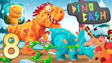 Dino Bash: Gameplay Walkthrough Part 8 - New Version! (iOS, Android)