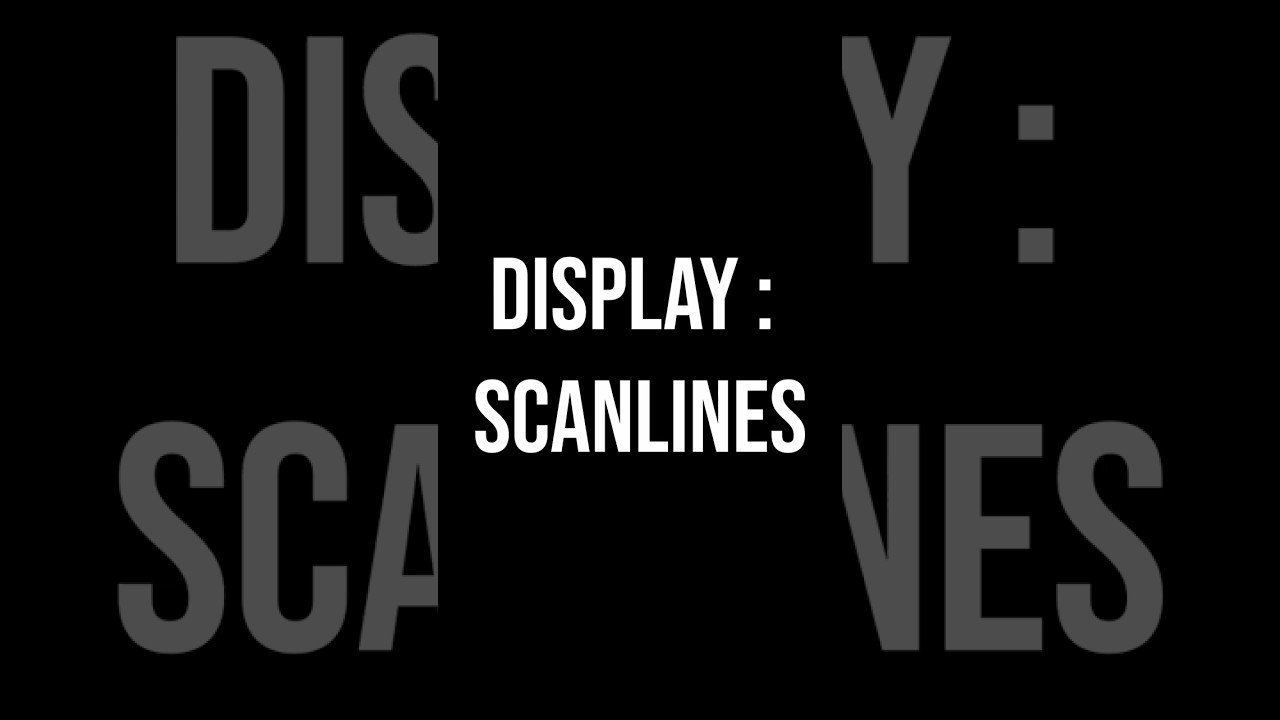 Analogue 3D Scanline Display Mode, Full Video on my channel .