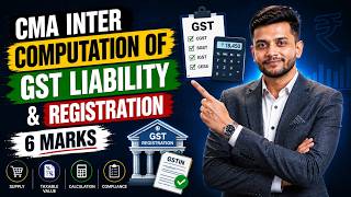 Cma Inter Gst 🚀 Computation Of Gst One Shot Revision | Direct Questions Expected 😱