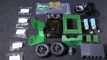 3D DIY Q-Scout Graphical Programming STEM Toy Bluetooth Connection #moyustore #diy #diymetal