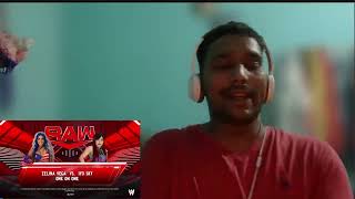 WWE Raw Zalina Vega vs Iyo Sky - WWE 2K24 Gameplay Reaction Video With facecam