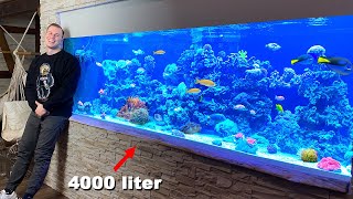 GERMAN REEF TANKS  XXL Hunter Reef Tank  4000 liter / 1055 gallon  SALTWATERAQUARIUM