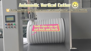 EPE XPE Foam Roll/Sheet Fully Automatic Vertical Cutting Machine