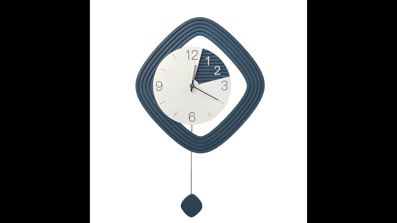 Годинник настінний дизайнерський з маятником JT2156 / 45x70см 4013303 ...