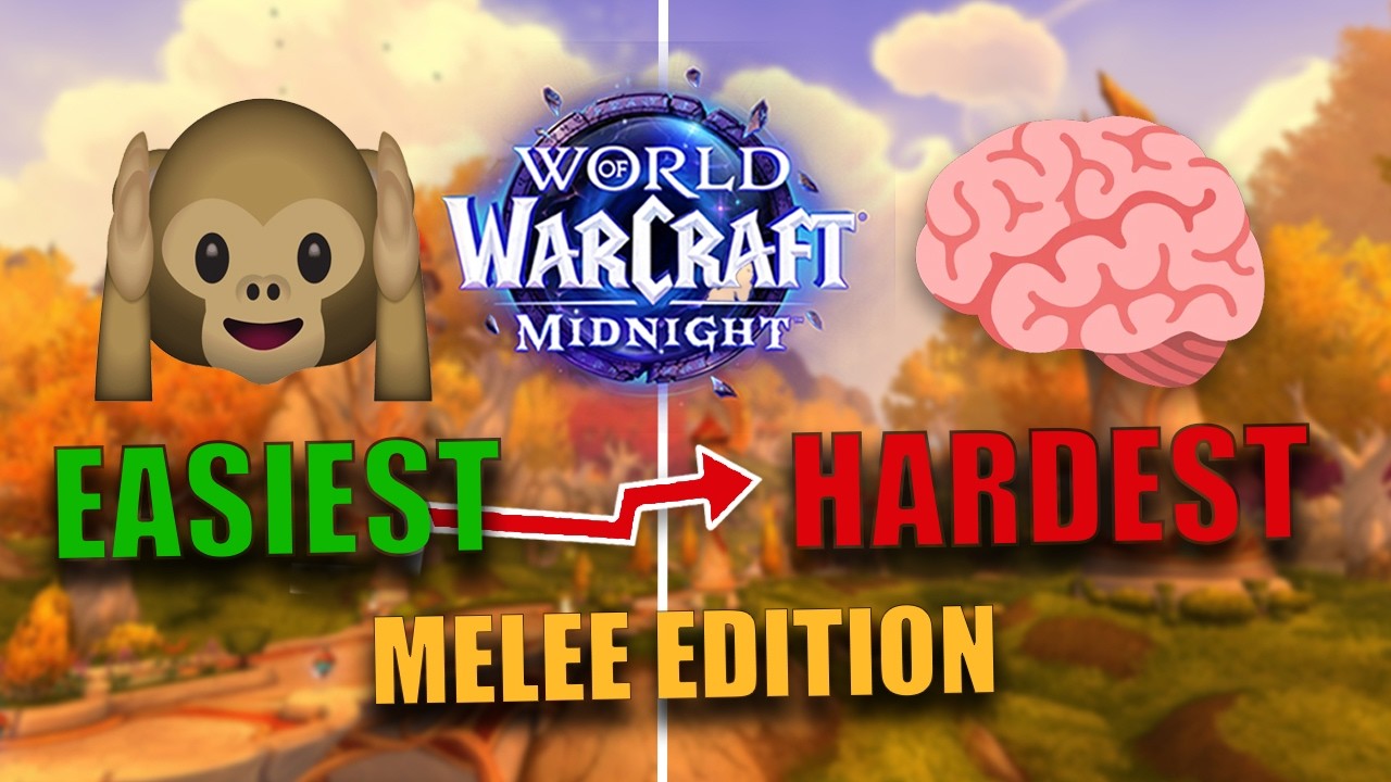 The EASIEST to HARDEST MELEE DPS to Main in Midnight | World of Warcraft