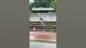 Points Man shows 🟢 Green Flag #shorts