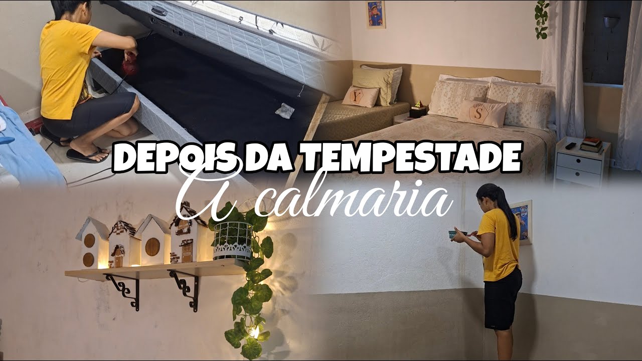 UMA SEMANA  DE CHUVAS INTENSAS  POR AQUI🌧/ A CALMARIA DE NÃO  CHOVER DENTRO DE CASA 🏡